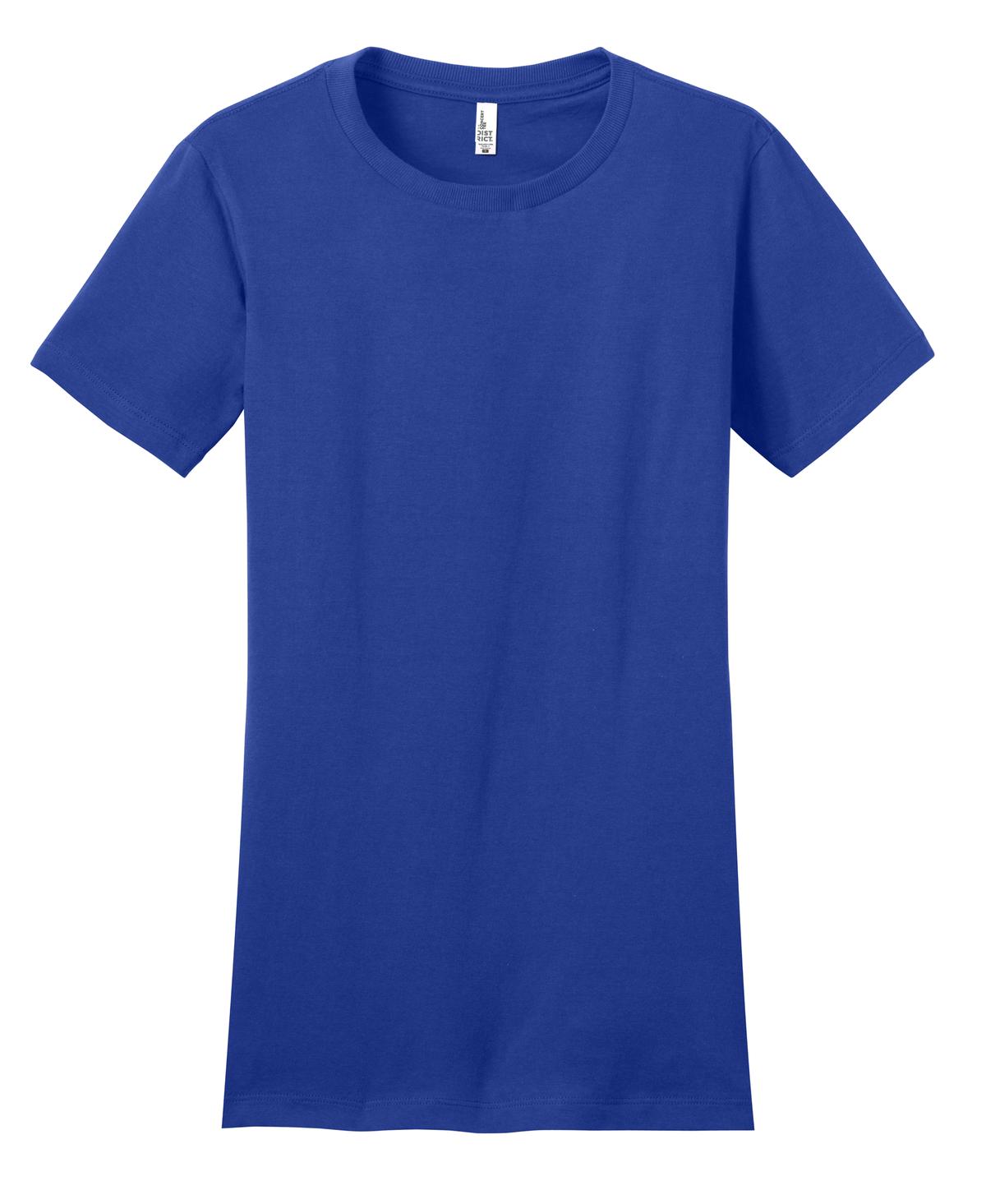 District Women's Fitted The Concert Tee - Deep Royal