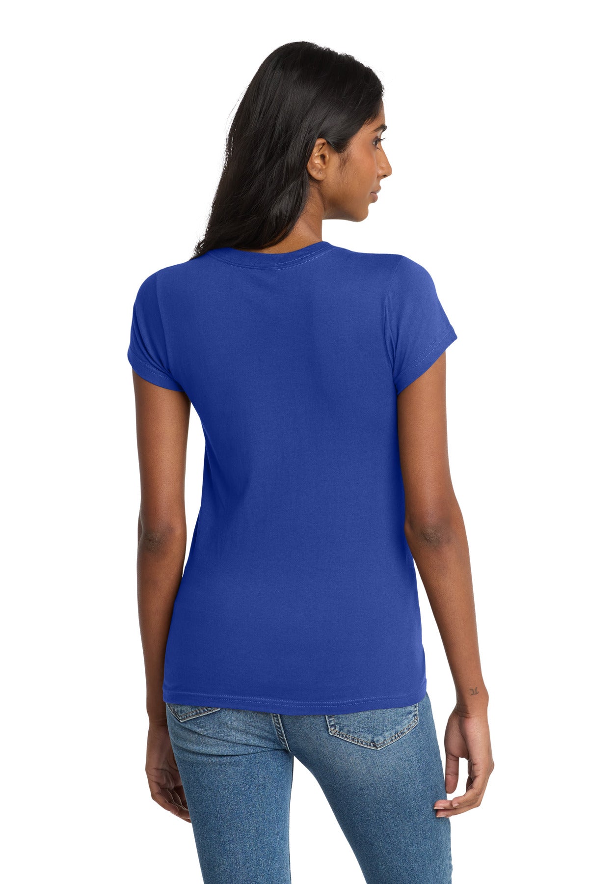 District Women's Fitted The Concert Tee - Deep Royal
