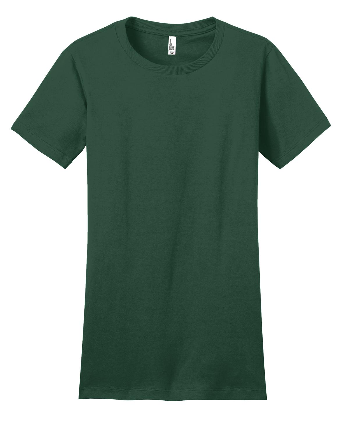 District Women's Fitted The Concert Tee - Forest Green