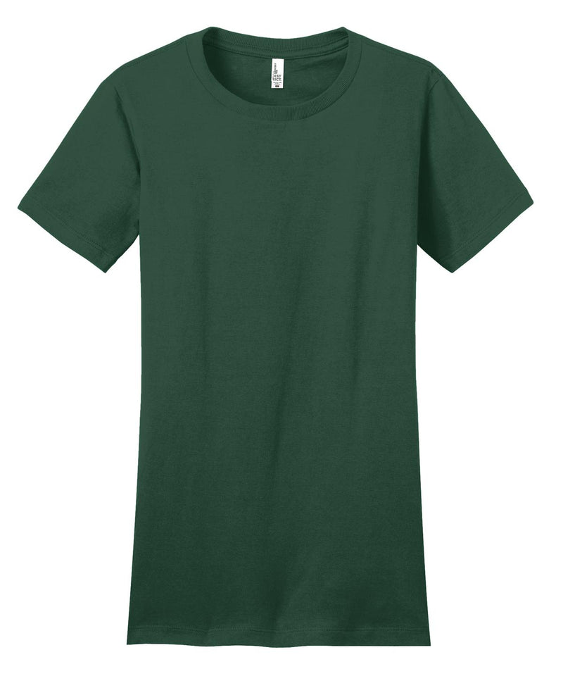 District Women's Fitted The Concert Tee - Forest Green