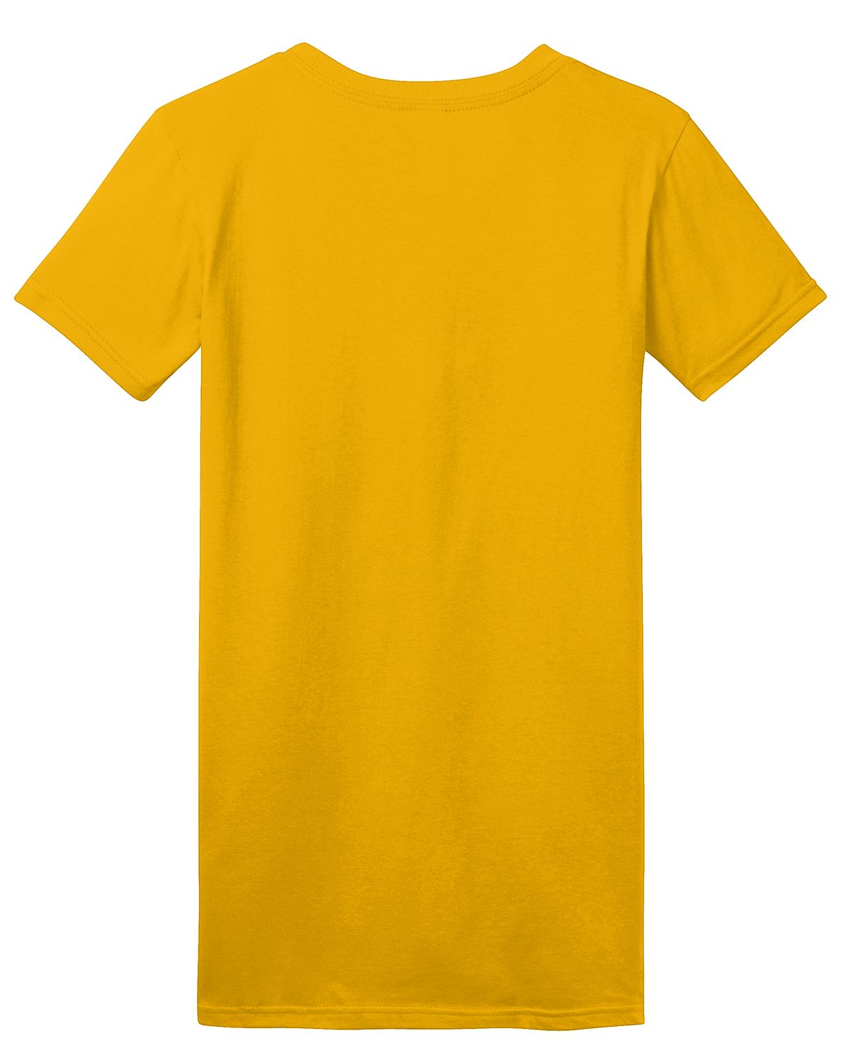 District Women's Fitted The Concert Tee - Gold