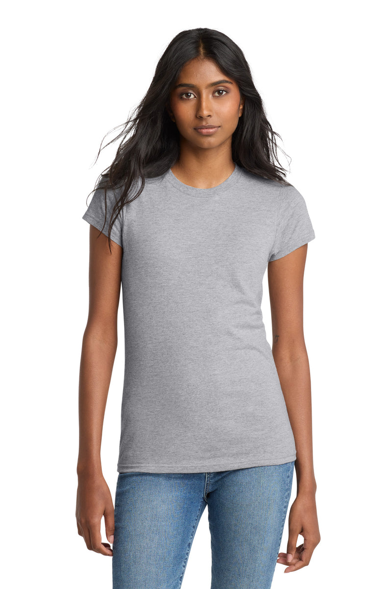District Women's Fitted The Concert Tee - Heather Grey