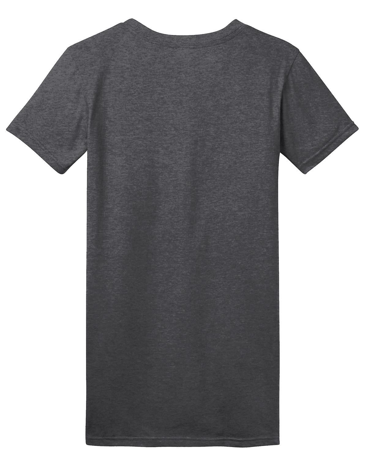 District Women's Fitted The Concert Tee - Heathered Charcoal