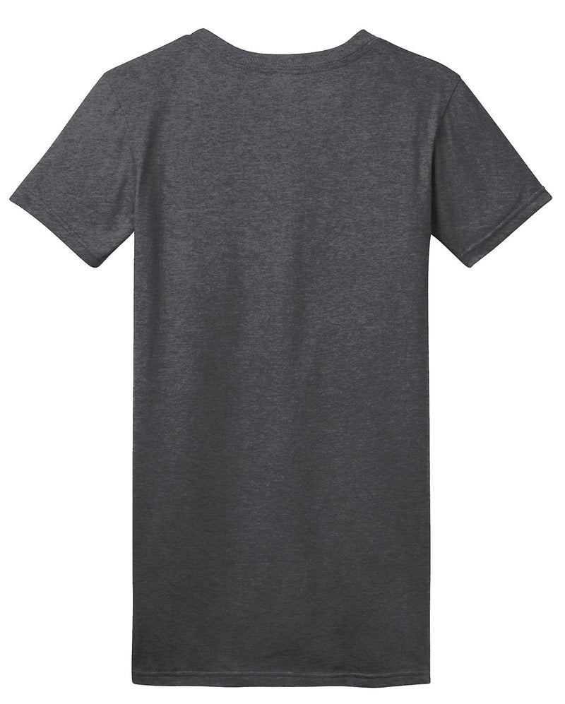 District Women's Fitted The Concert Tee - Heathered Charcoal
