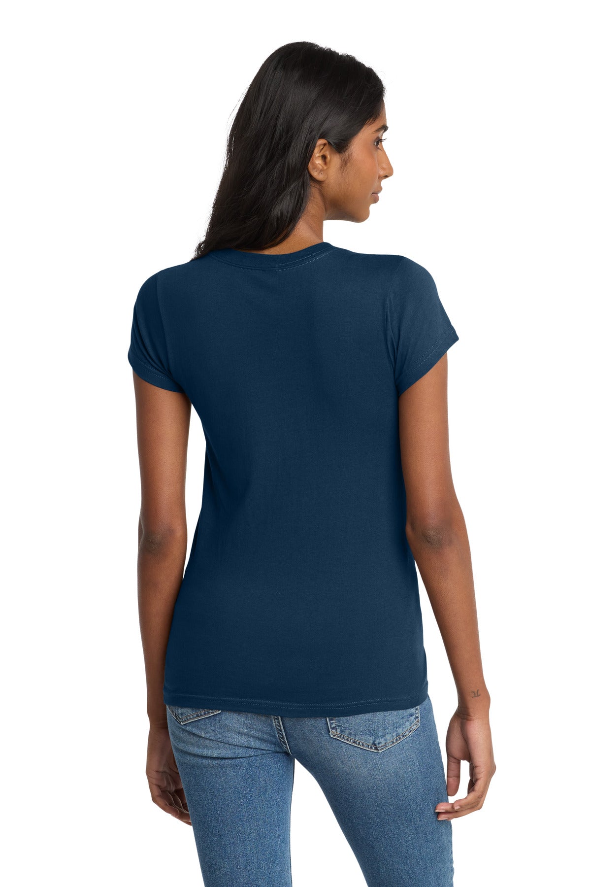 District Women's Fitted The Concert Tee - New Navy