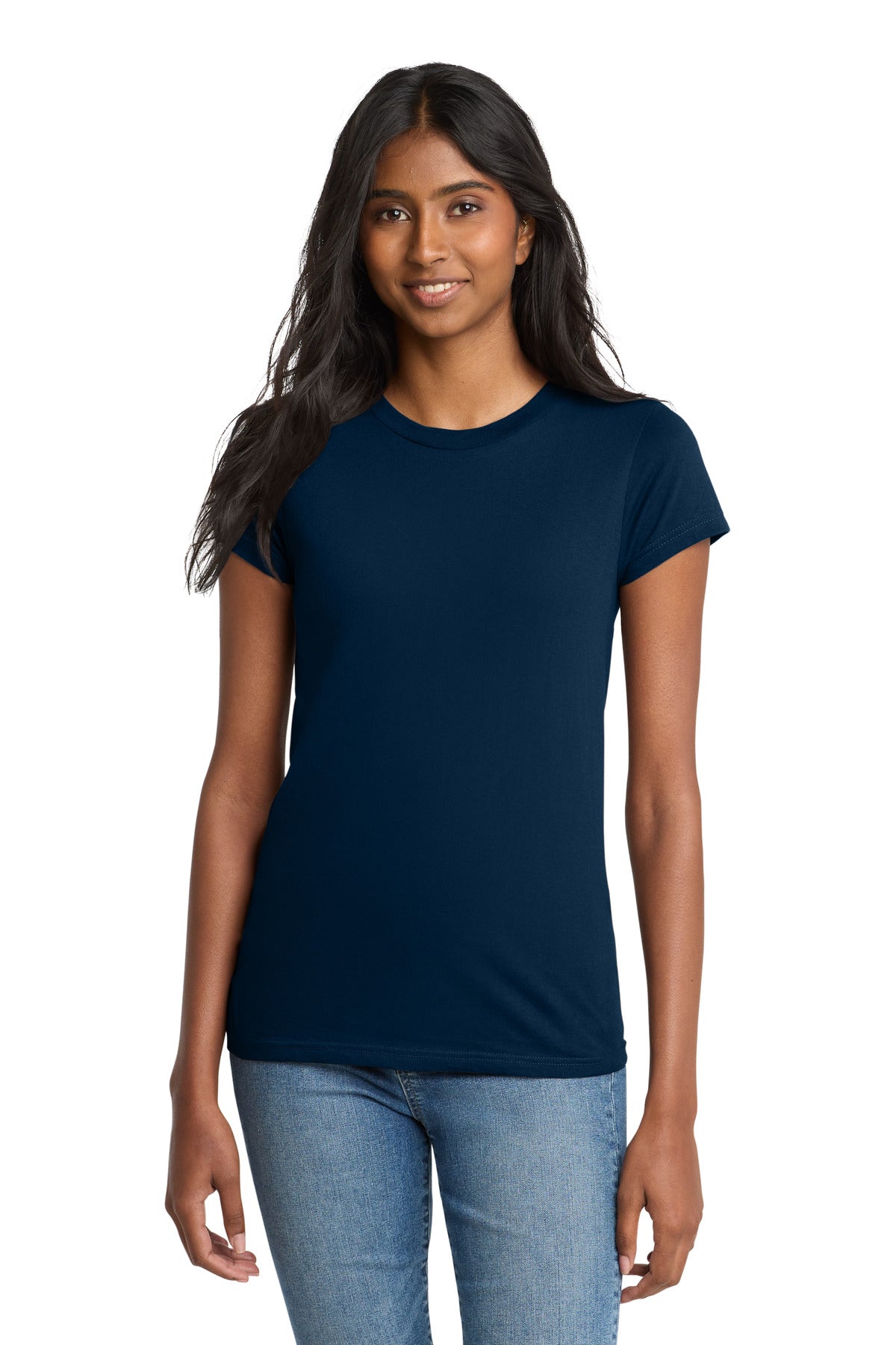 District Women's Fitted The Concert Tee - New Navy