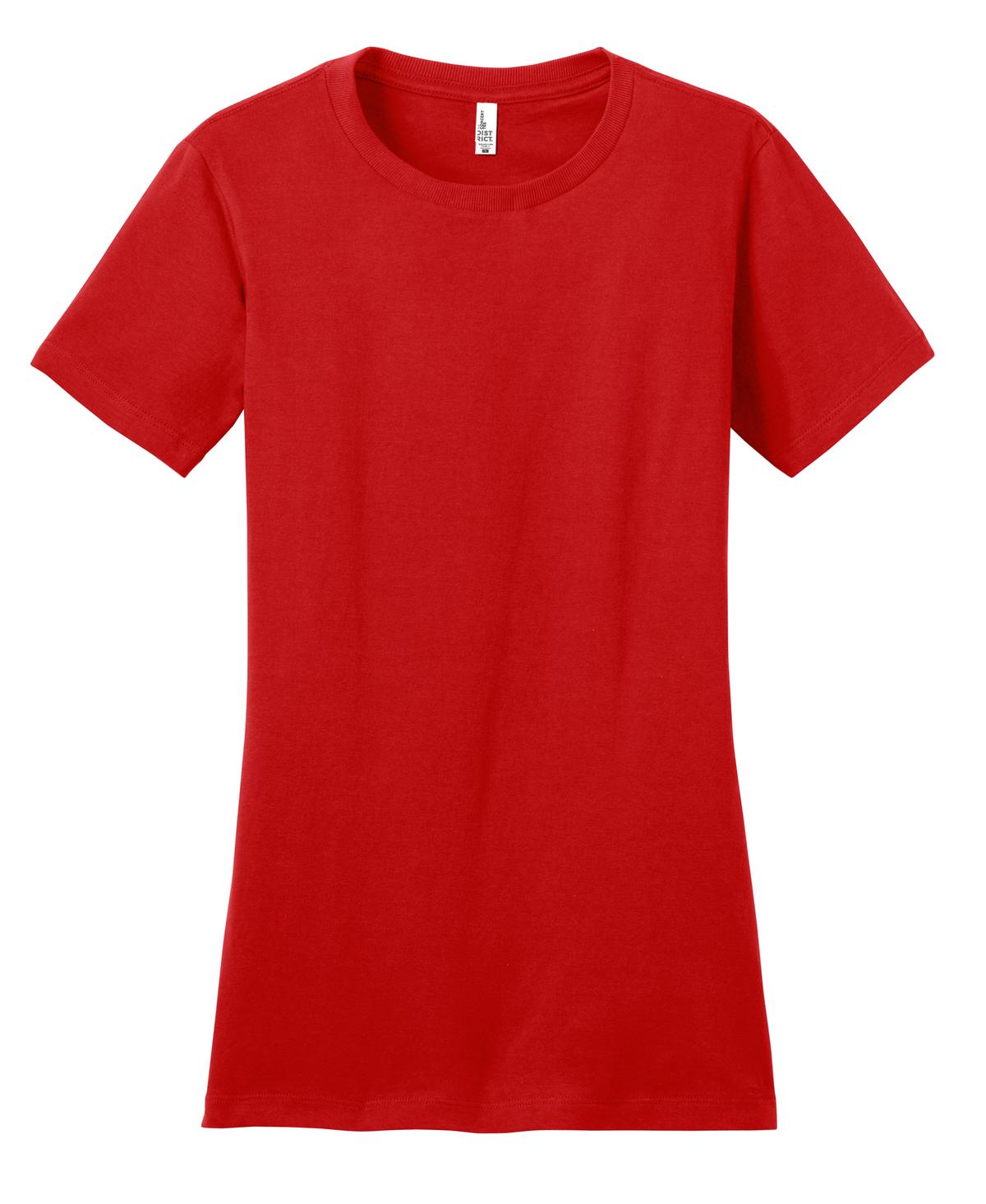 District Women's Fitted The Concert Tee - New Red