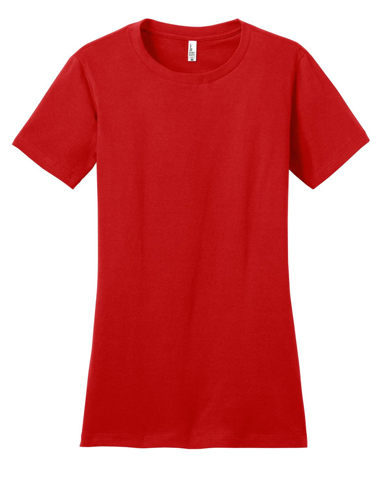 District Women's Fitted The Concert Tee - New Red