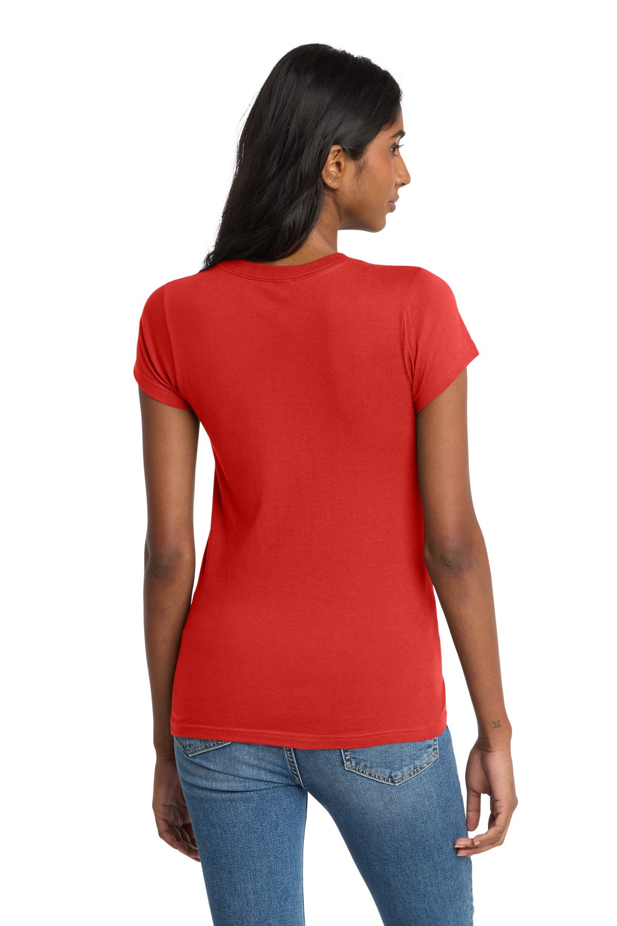 District Women's Fitted The Concert Tee - New Red