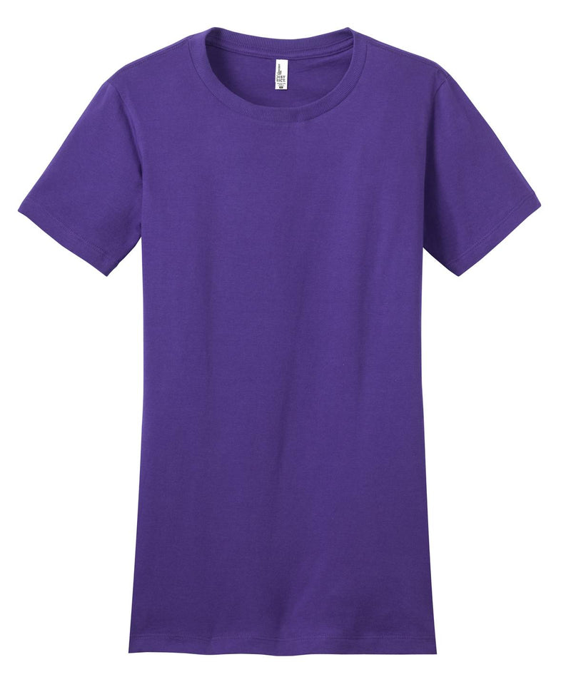 District Women's Fitted The Concert Tee - Purple