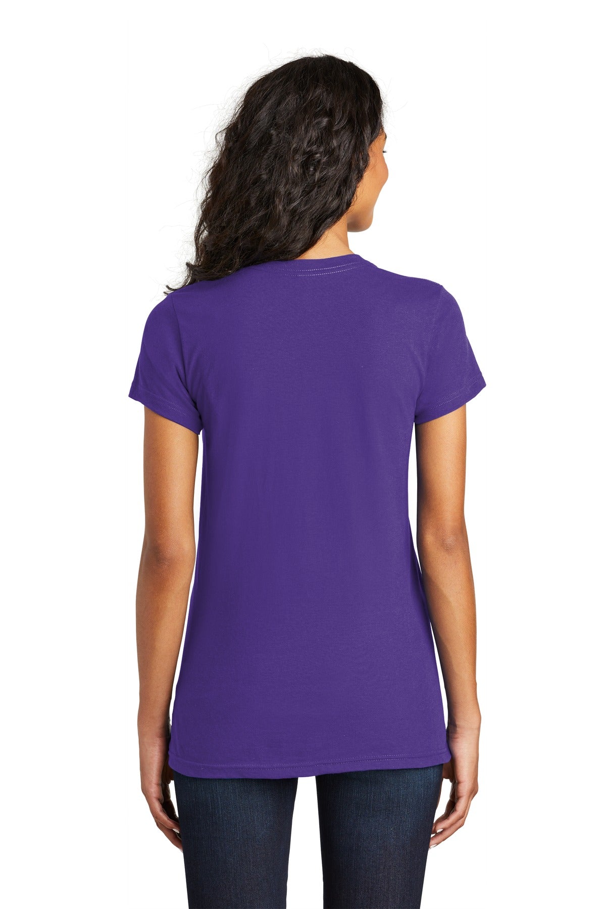 District Women's Fitted The Concert Tee - Purple