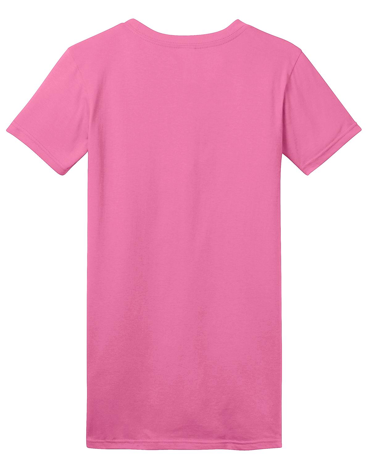 District Women's Fitted The Concert Tee - True Pink