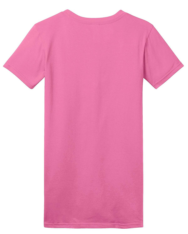 District Women's Fitted The Concert Tee - True Pink