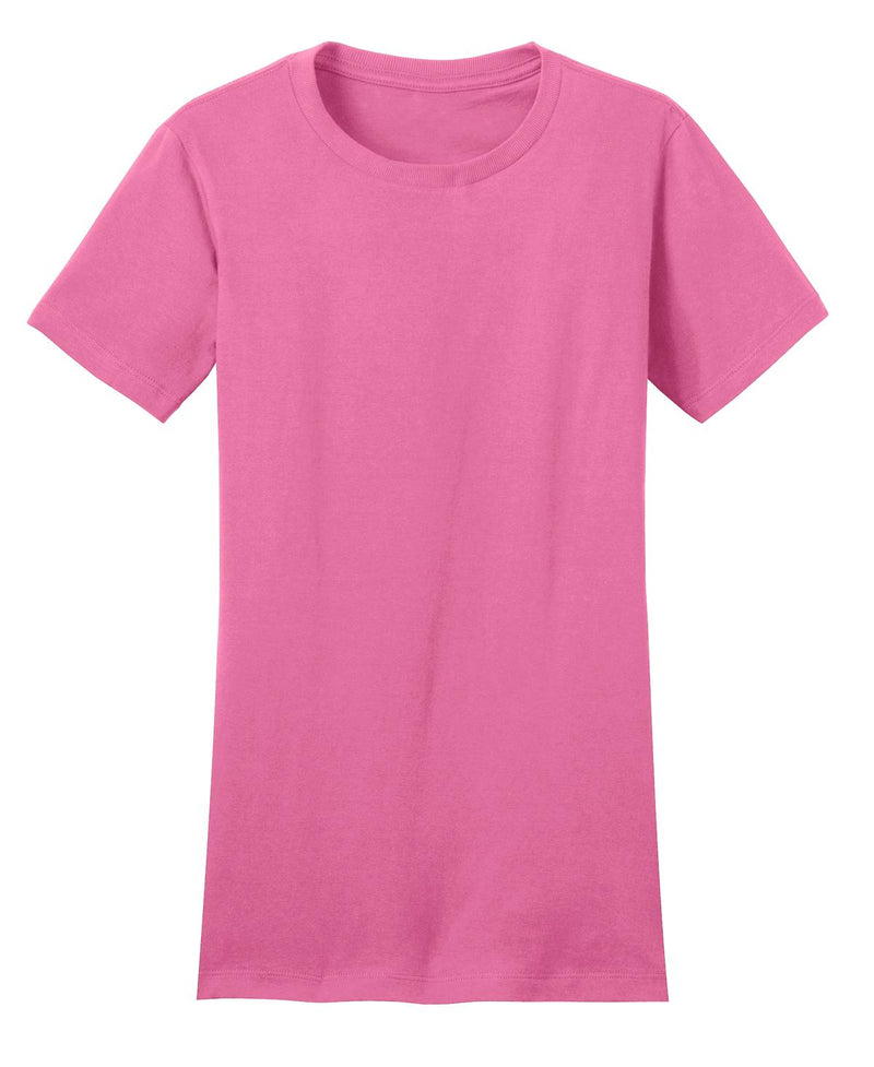 District Women's Fitted The Concert Tee - True Pink