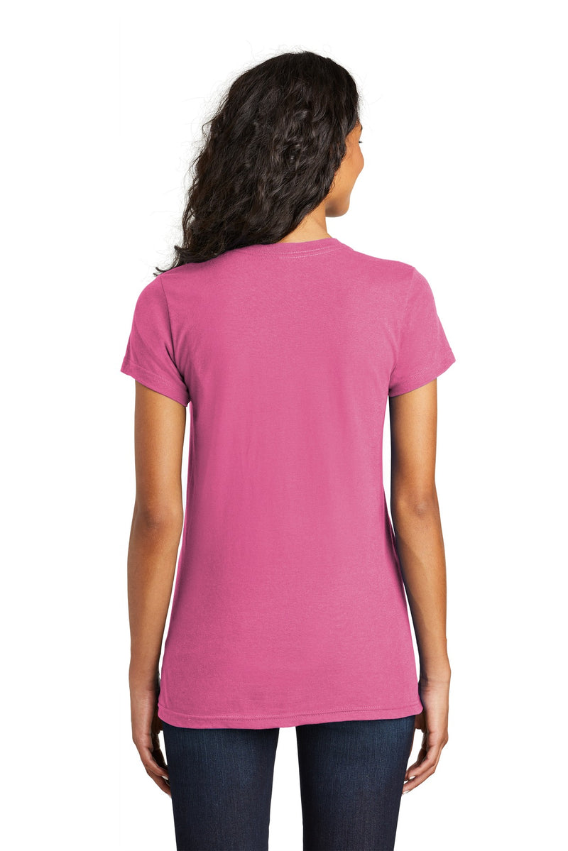 District Women's Fitted The Concert Tee - True Pink