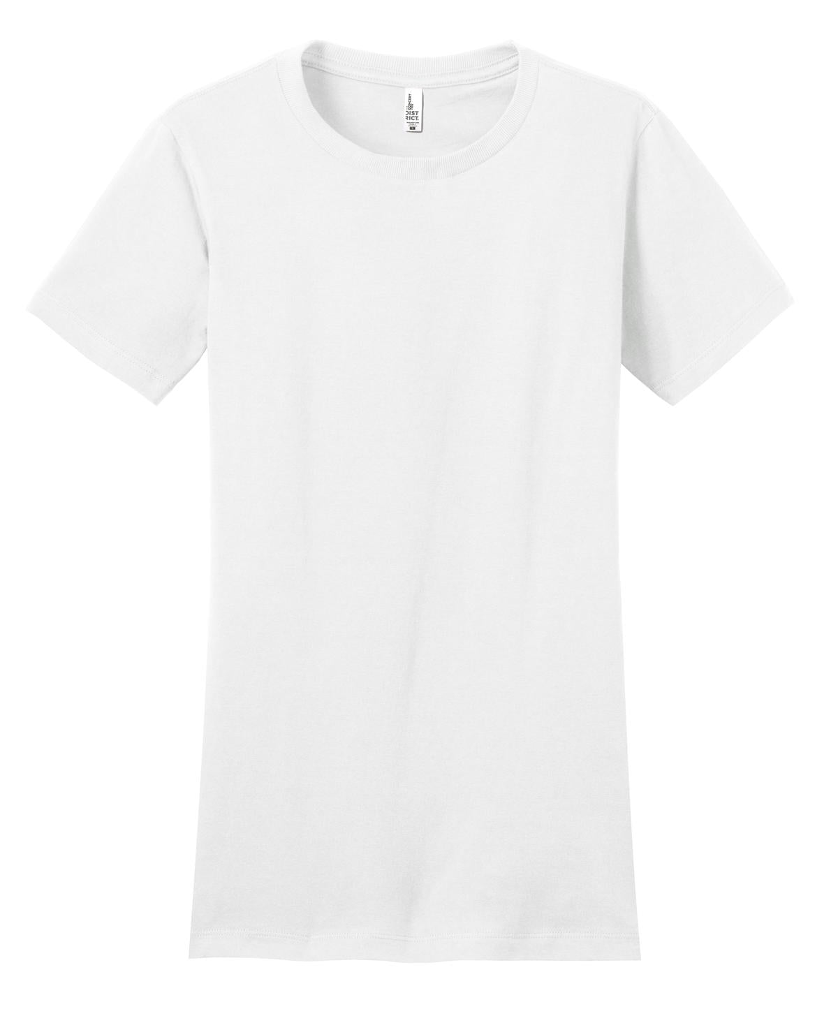 District Women's Fitted The Concert Tee - White