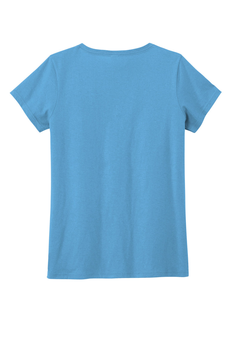 District Women's The Concert Tee V-Neck - Aquatic Blue