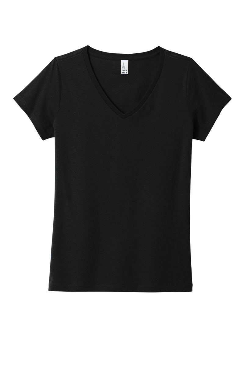 District Women's The Concert Tee V-Neck - Black