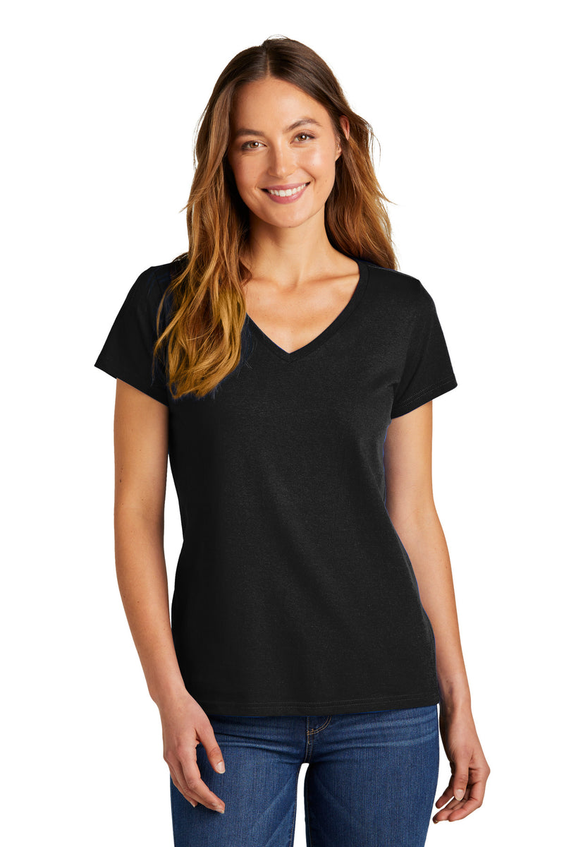 District Women's The Concert Tee V-Neck - Black