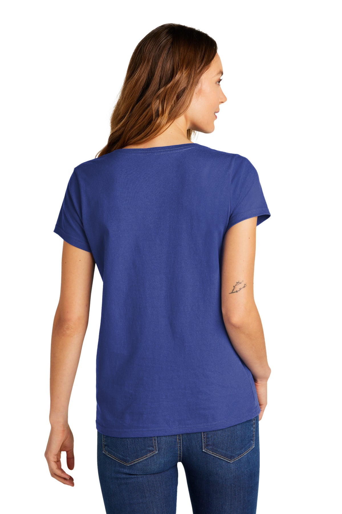District Women's The Concert Tee V-Neck - Deep Royal