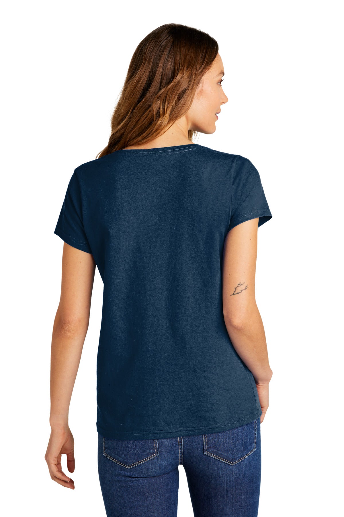 District Women's The Concert Tee V-Neck - New Navy