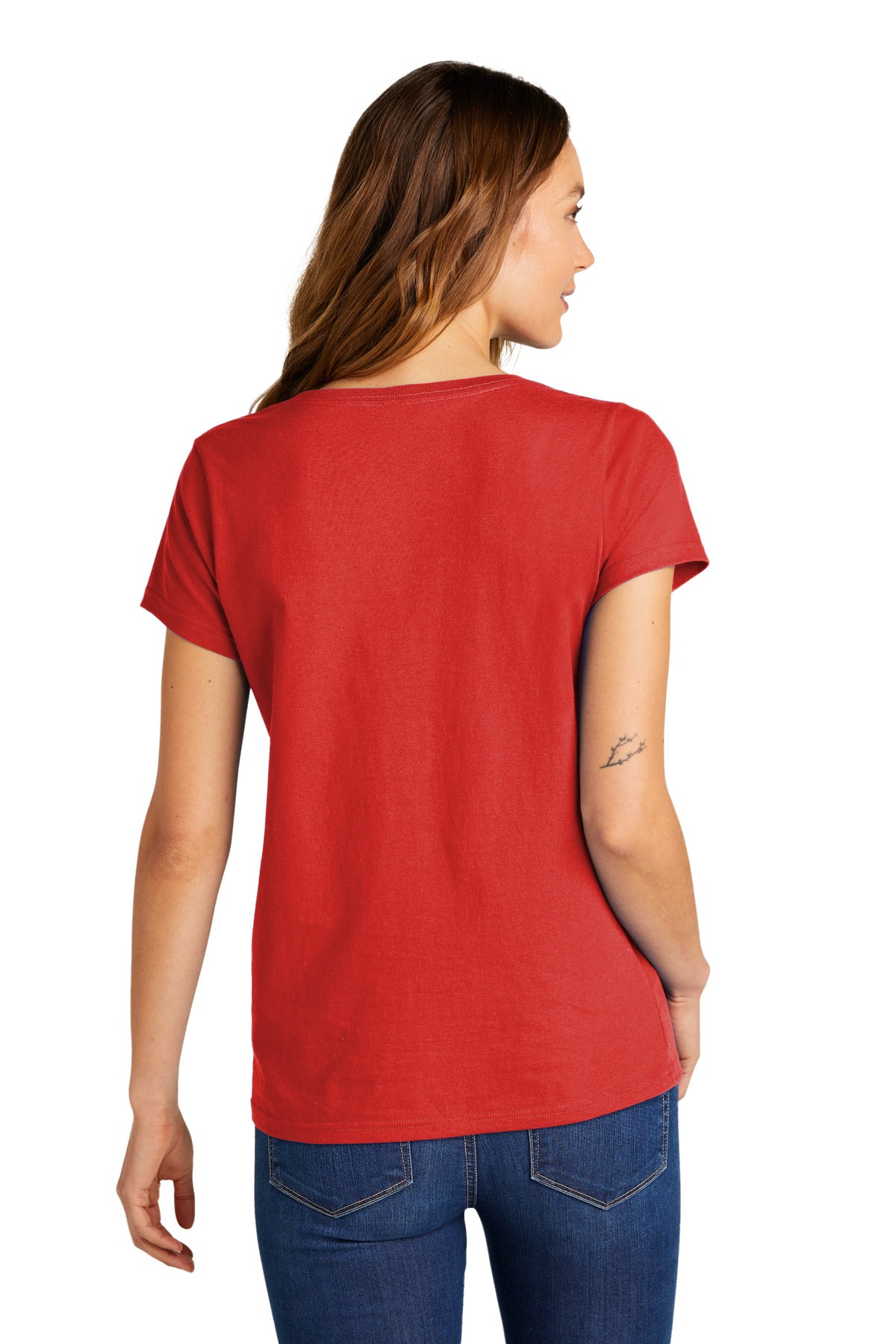 District Women's The Concert Tee V-Neck - New Red