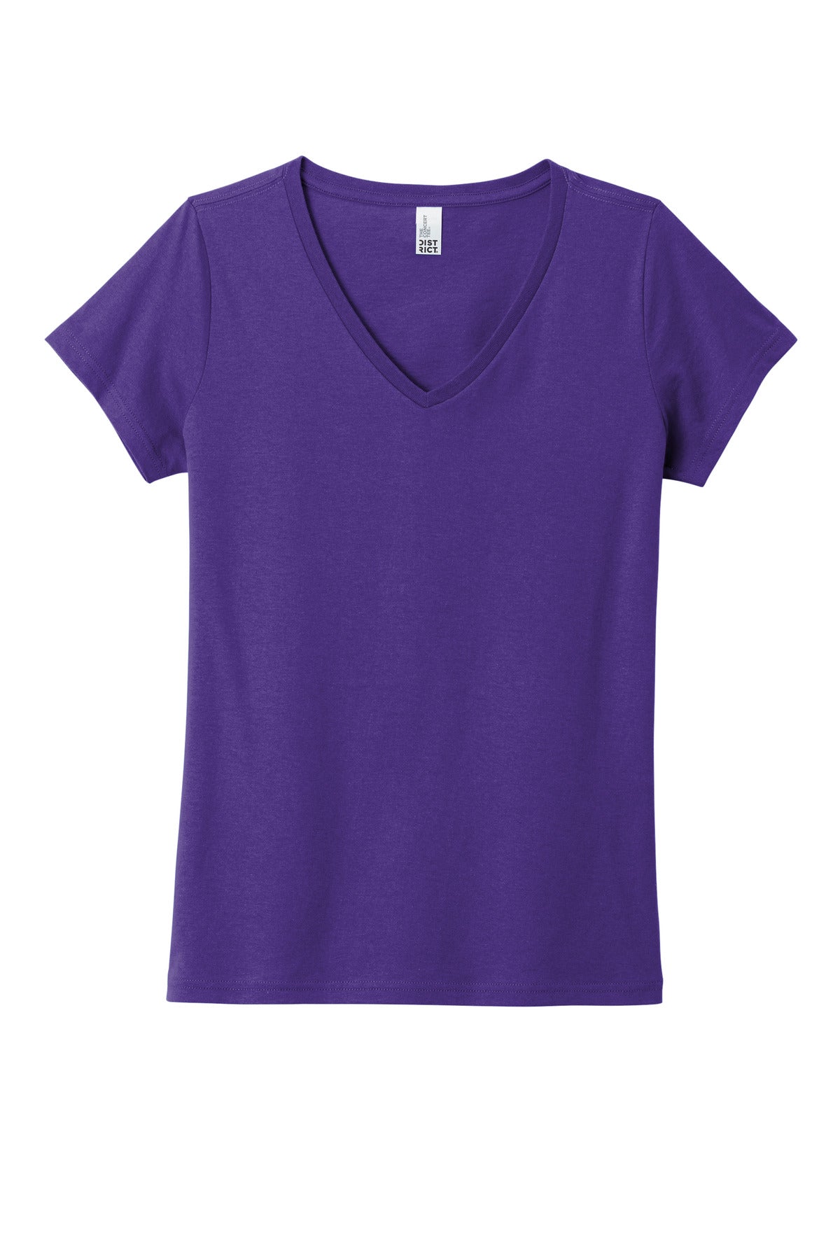 District Women's The Concert Tee V-Neck - Purple