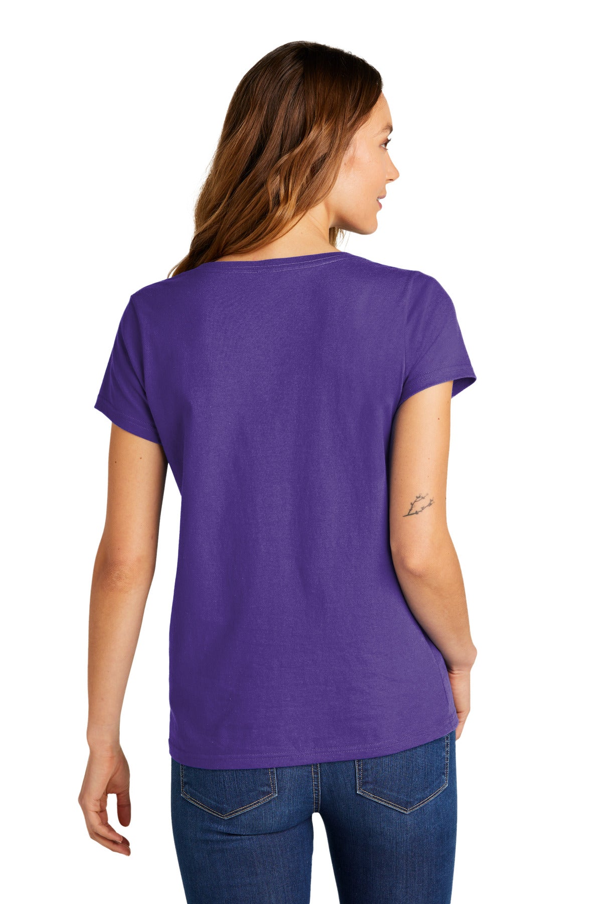 District Women's The Concert Tee V-Neck - Purple