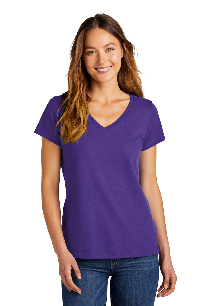 District Women's The Concert Tee V-Neck - Purple