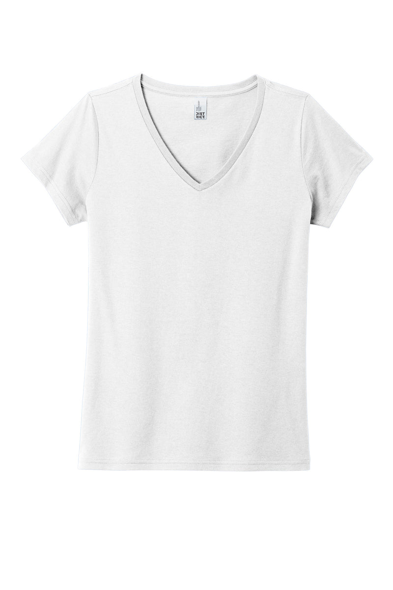 District Women's The Concert Tee V-Neck - White