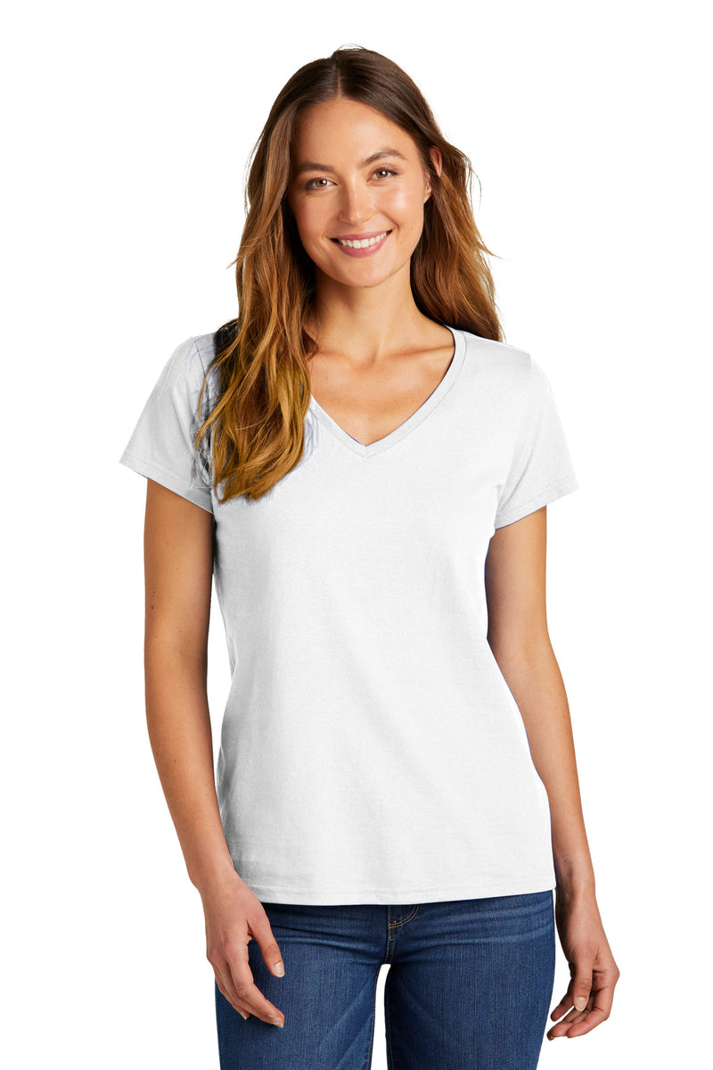 District Women's The Concert Tee V-Neck - White