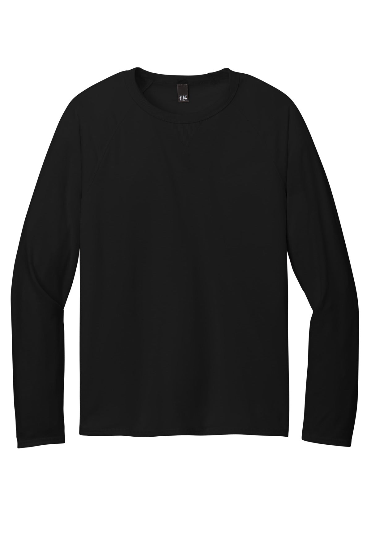 District Featherweight French Terry Long Sleeve Crewneck - Black