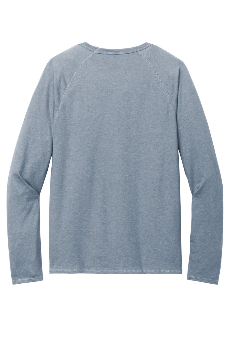 District Featherweight French Terry Long Sleeve Crewneck - Flint Blue Heather