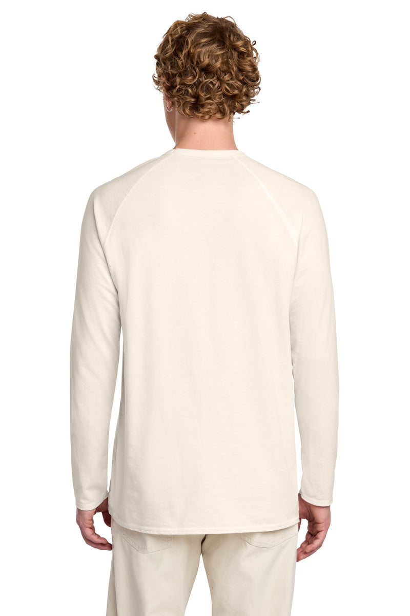 District Featherweight French Terry Long Sleeve Crewneck - Gardenia