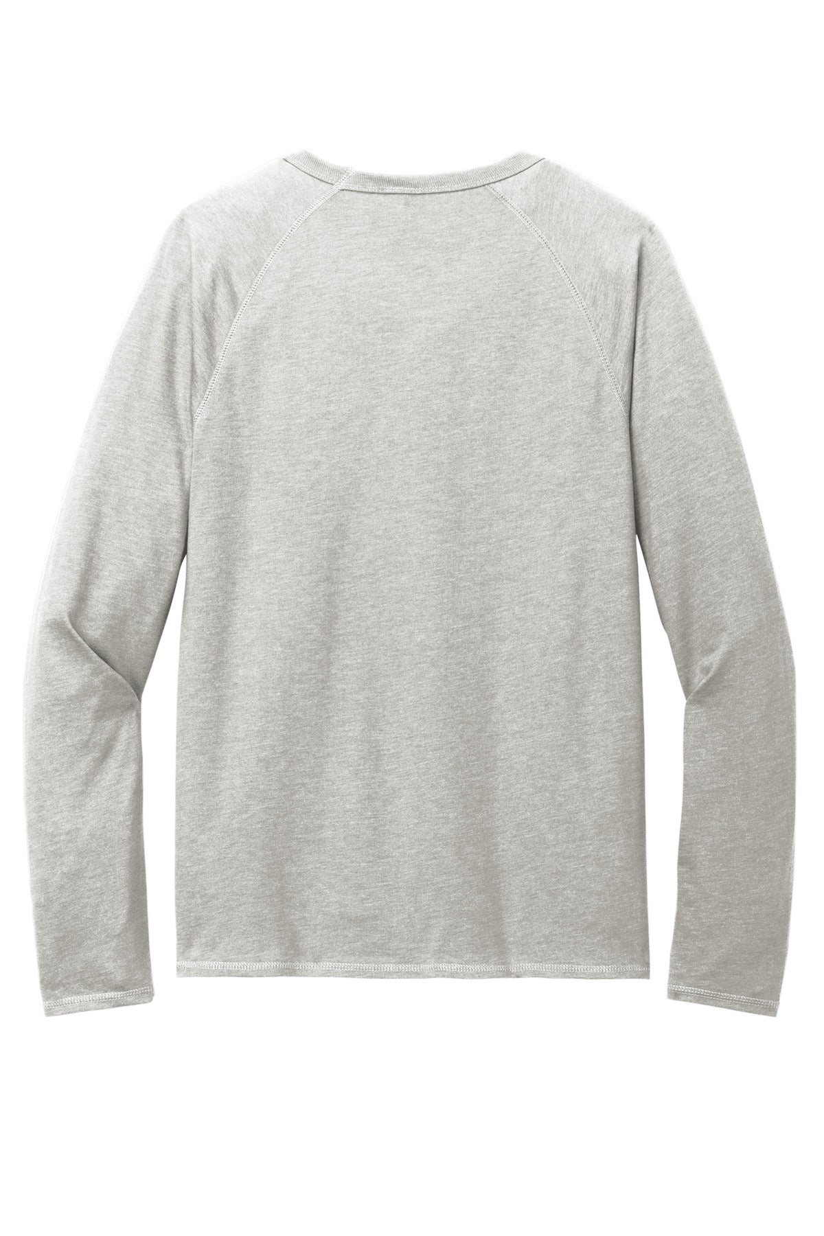 District Featherweight French Terry Long Sleeve Crewneck - Light Heather Grey