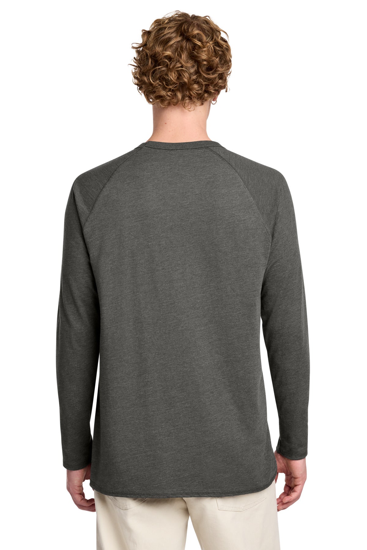 District Featherweight French Terry Long Sleeve Crewneck - Washed Coal