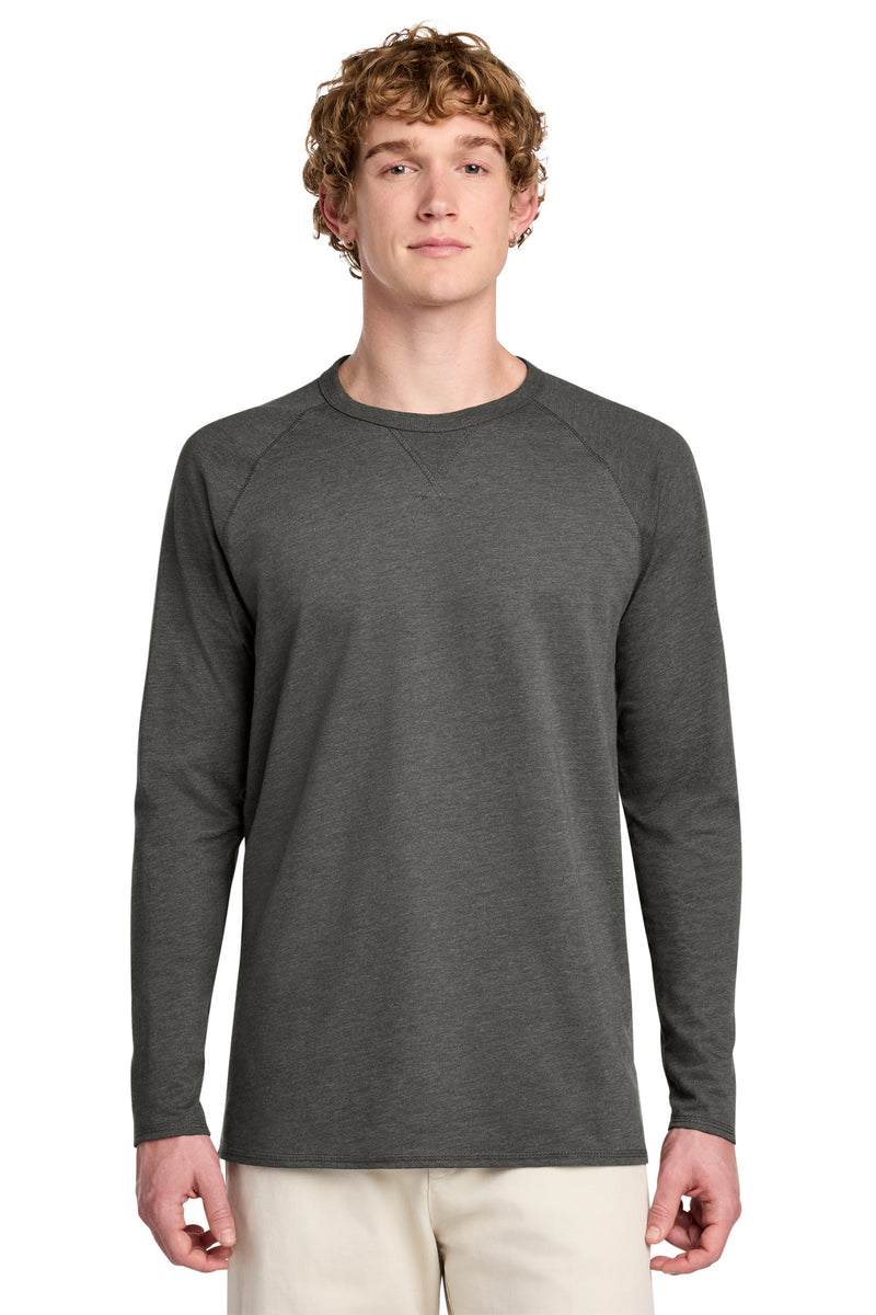 District Featherweight French Terry Long Sleeve Crewneck - Washed Coal