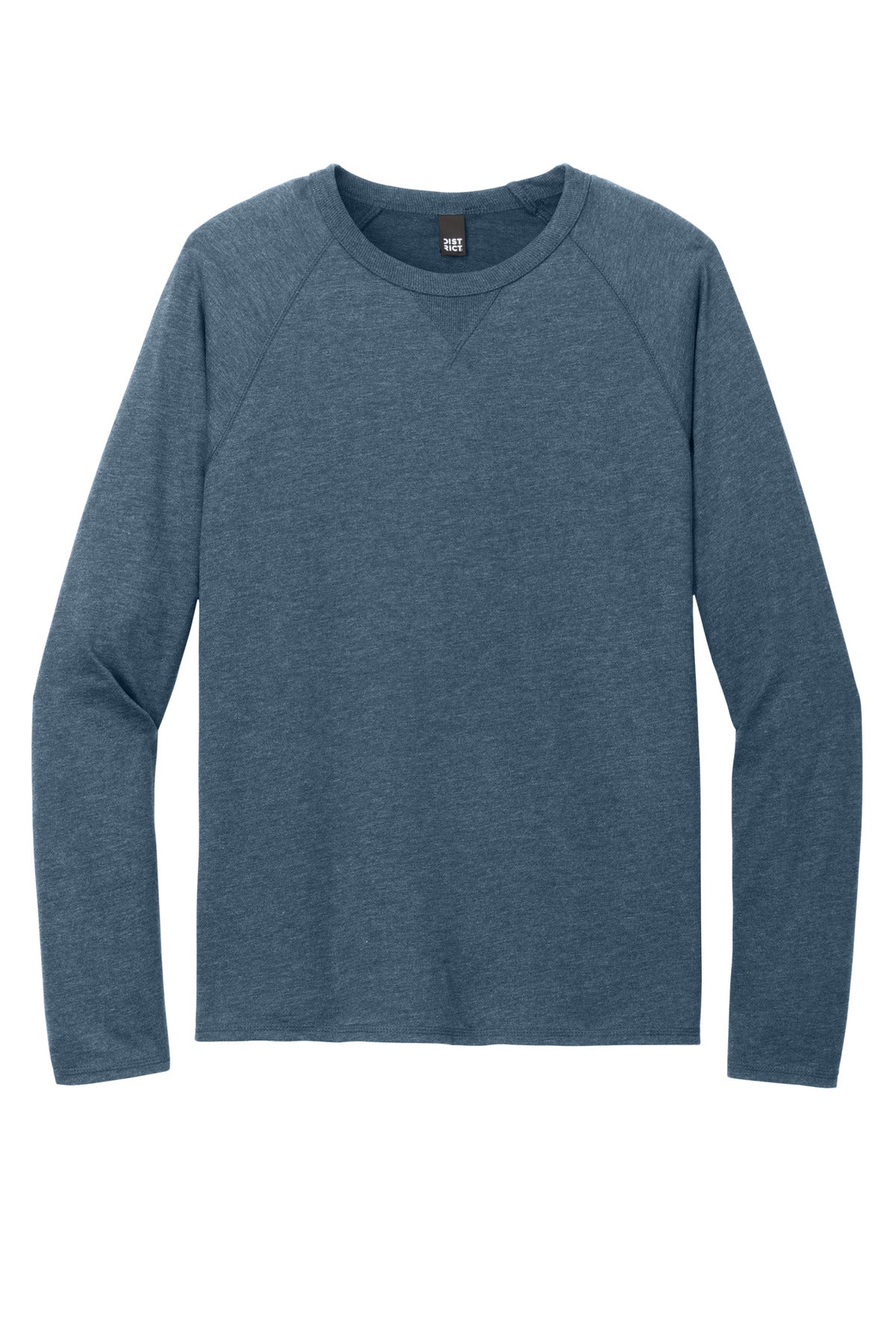 District Featherweight French Terry Long Sleeve Crewneck - Washed Indigo