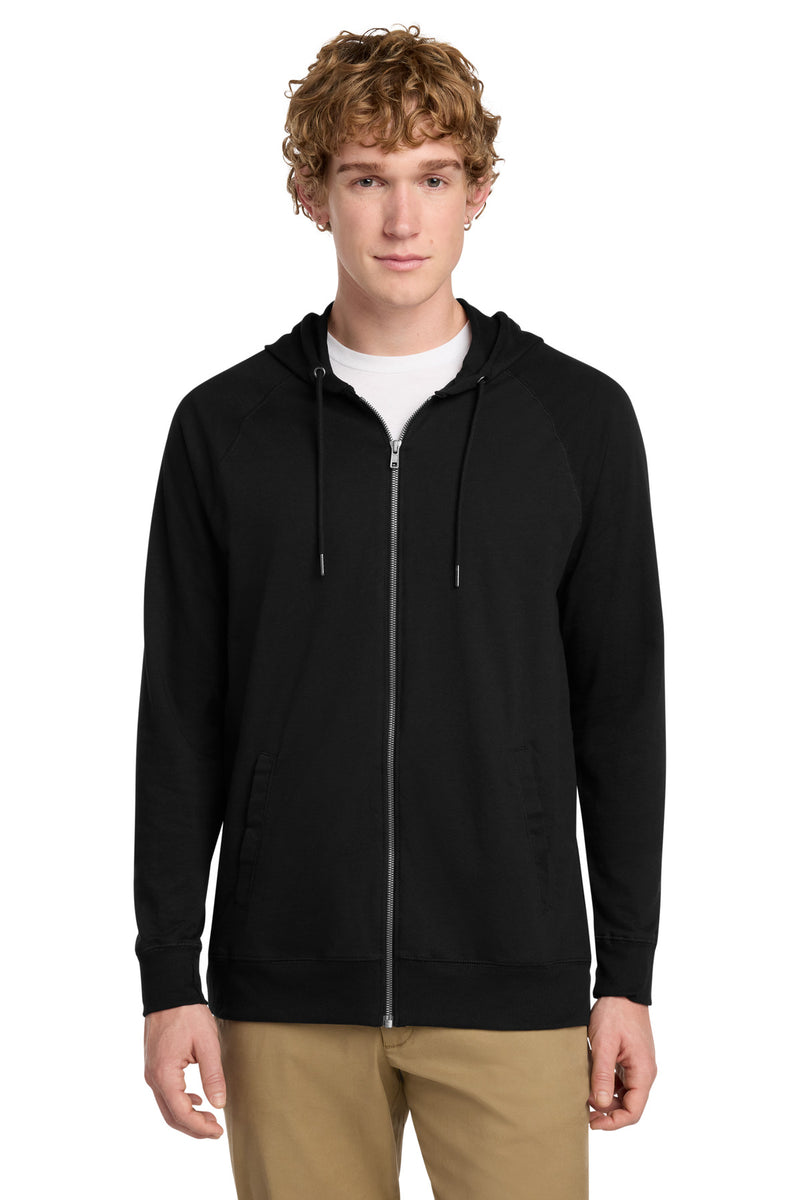 District Featherweight French Terry Full-Zip Hoodie - Black