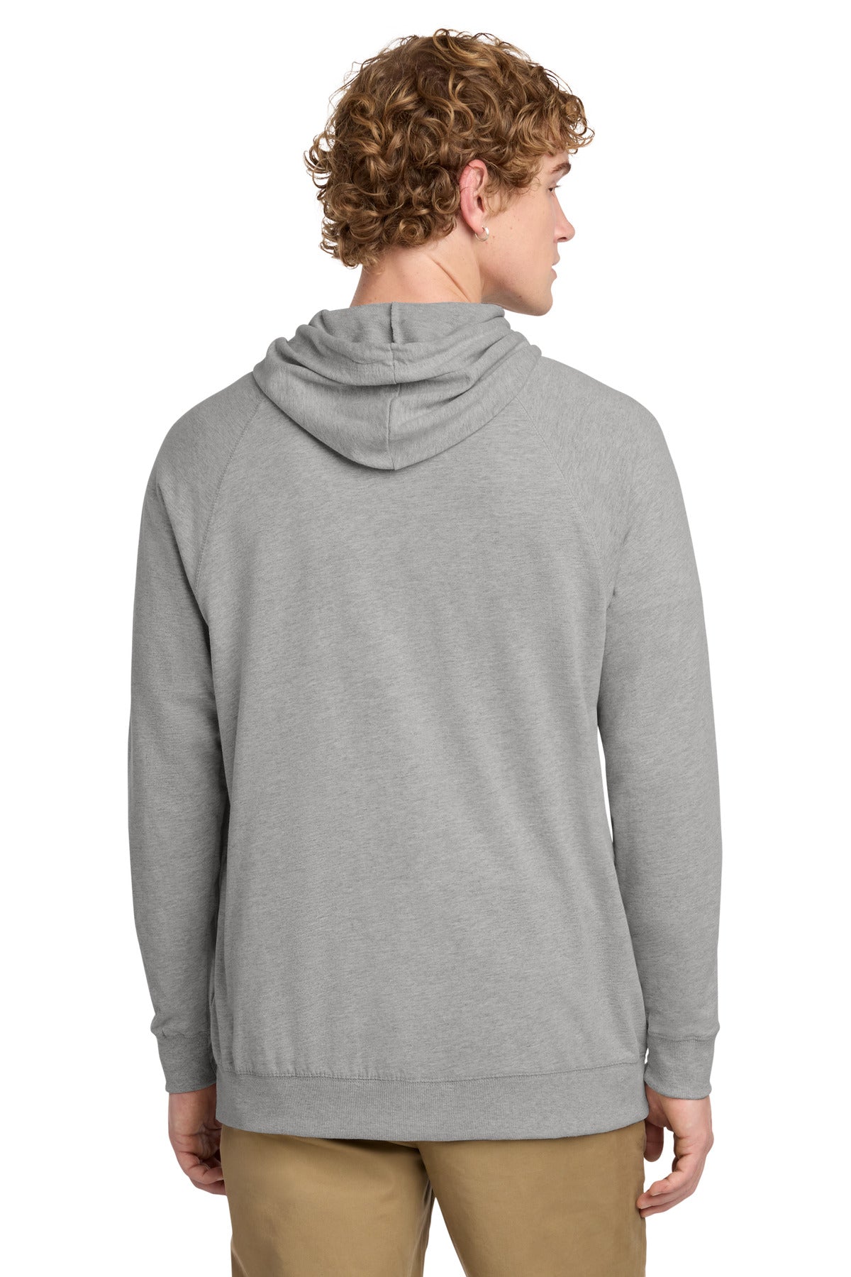 District Featherweight French Terry Full-Zip Hoodie - Light Heather Grey