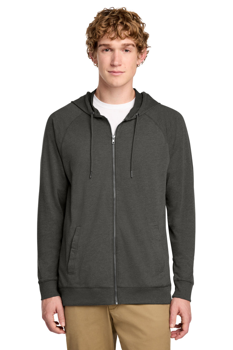 District Featherweight French Terry Full-Zip Hoodie - Washed Coal