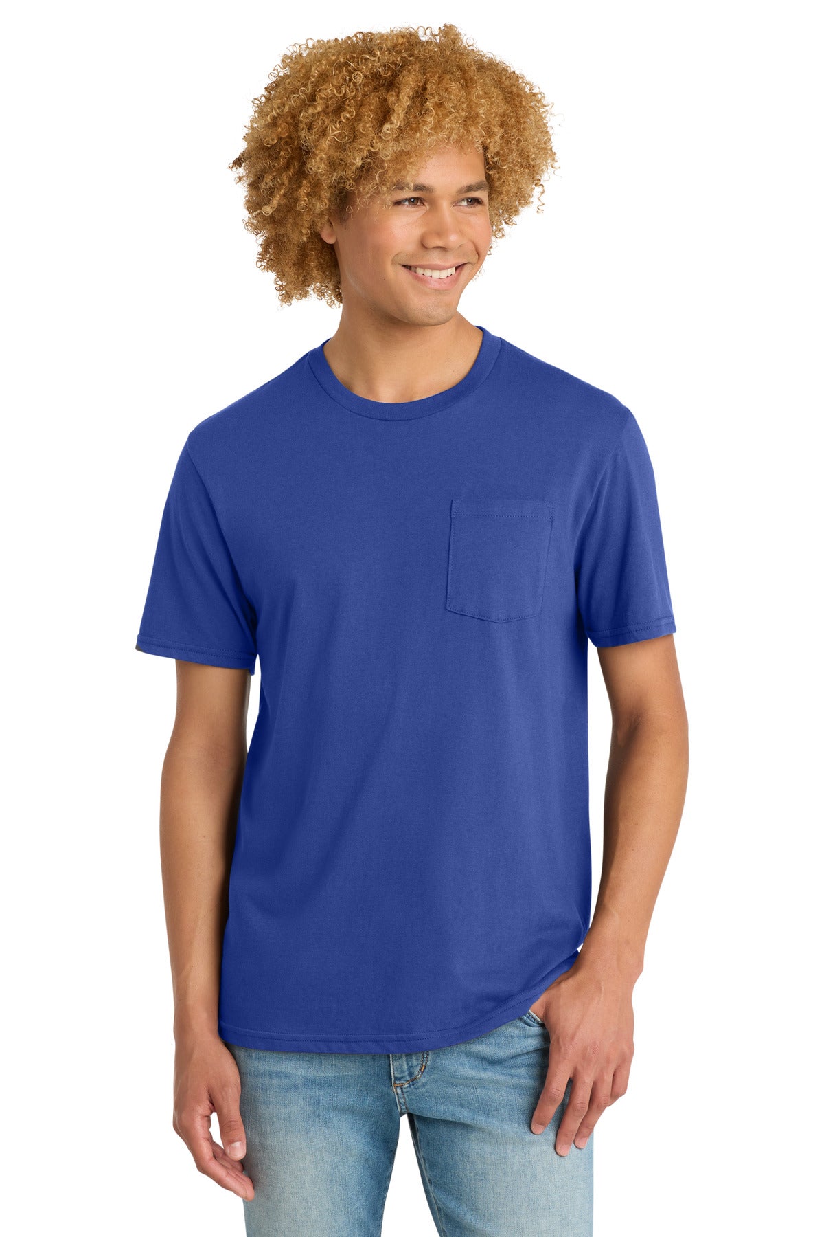 District Very Important Tee with Pocket - Deep Royal