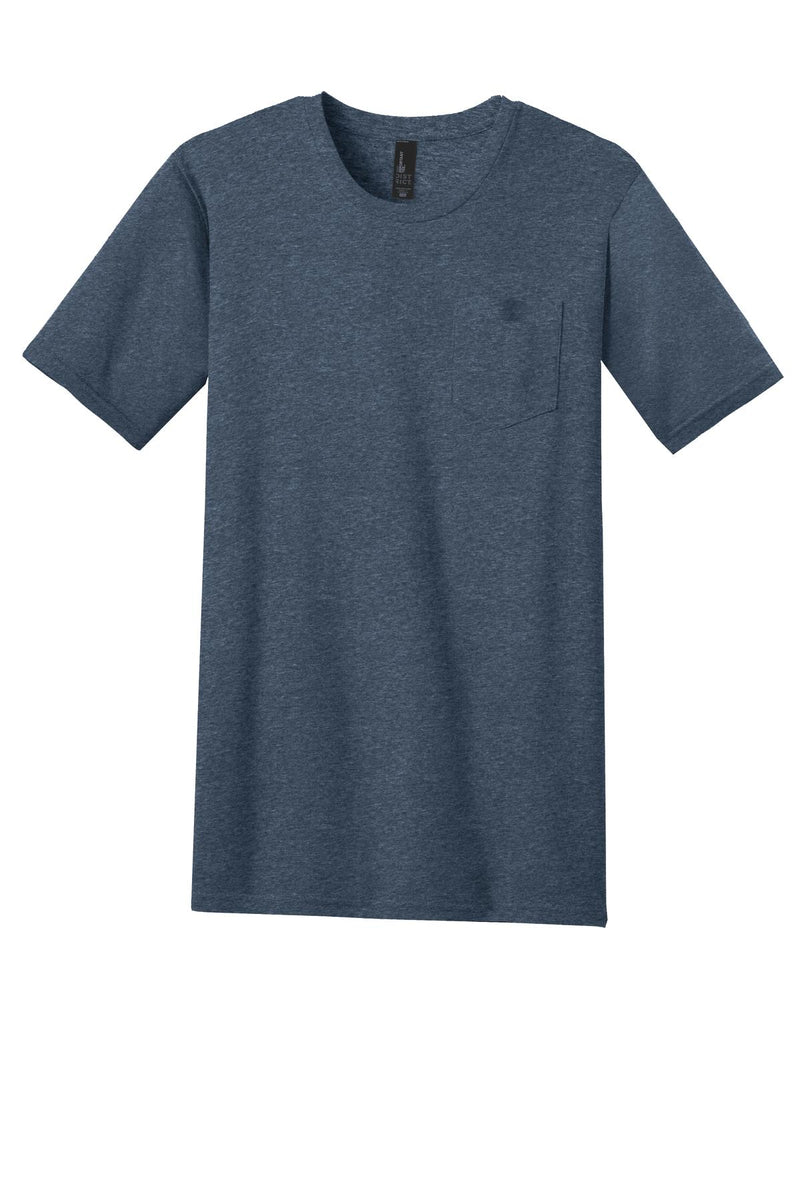 District Very Important Tee with Pocket - Heathered Navy