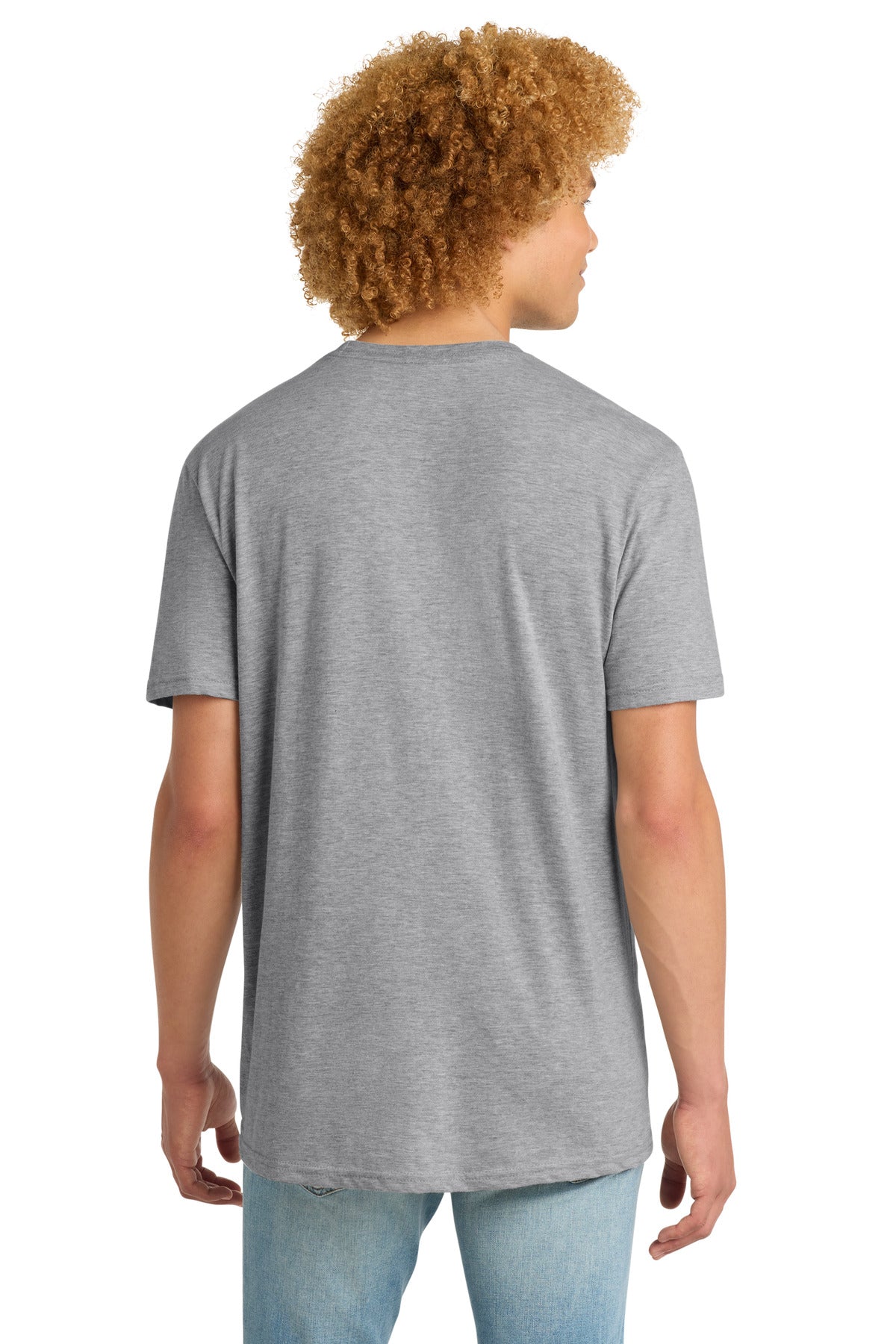 District Very Important Tee with Pocket - Light Heather Grey
