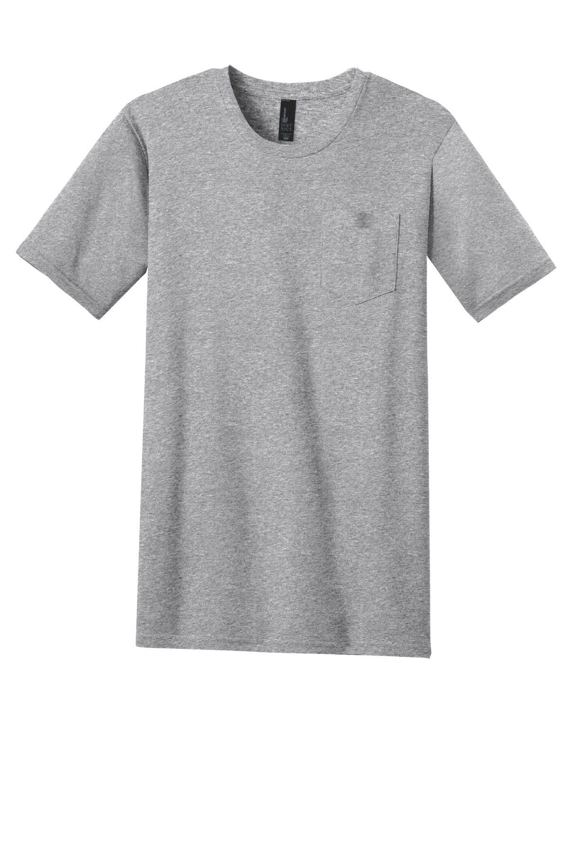 District Very Important Tee with Pocket - Light Heather Grey
