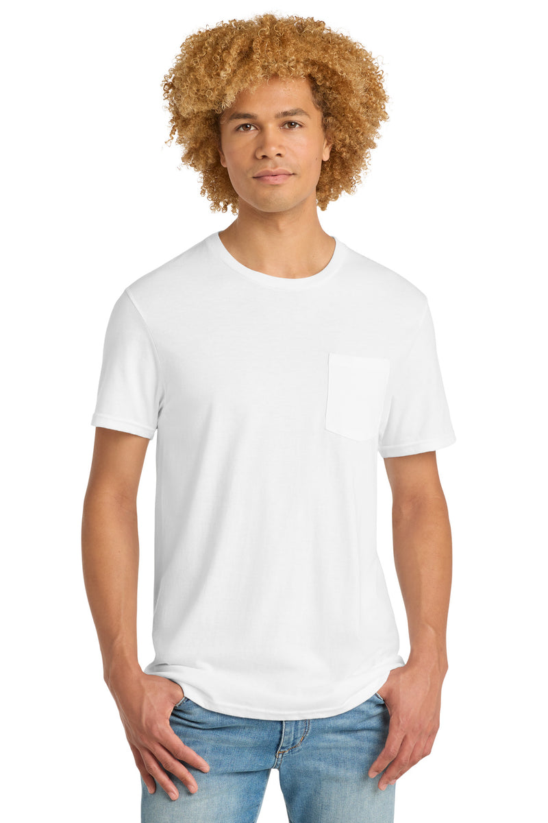 District Very Important Tee with Pocket - White
