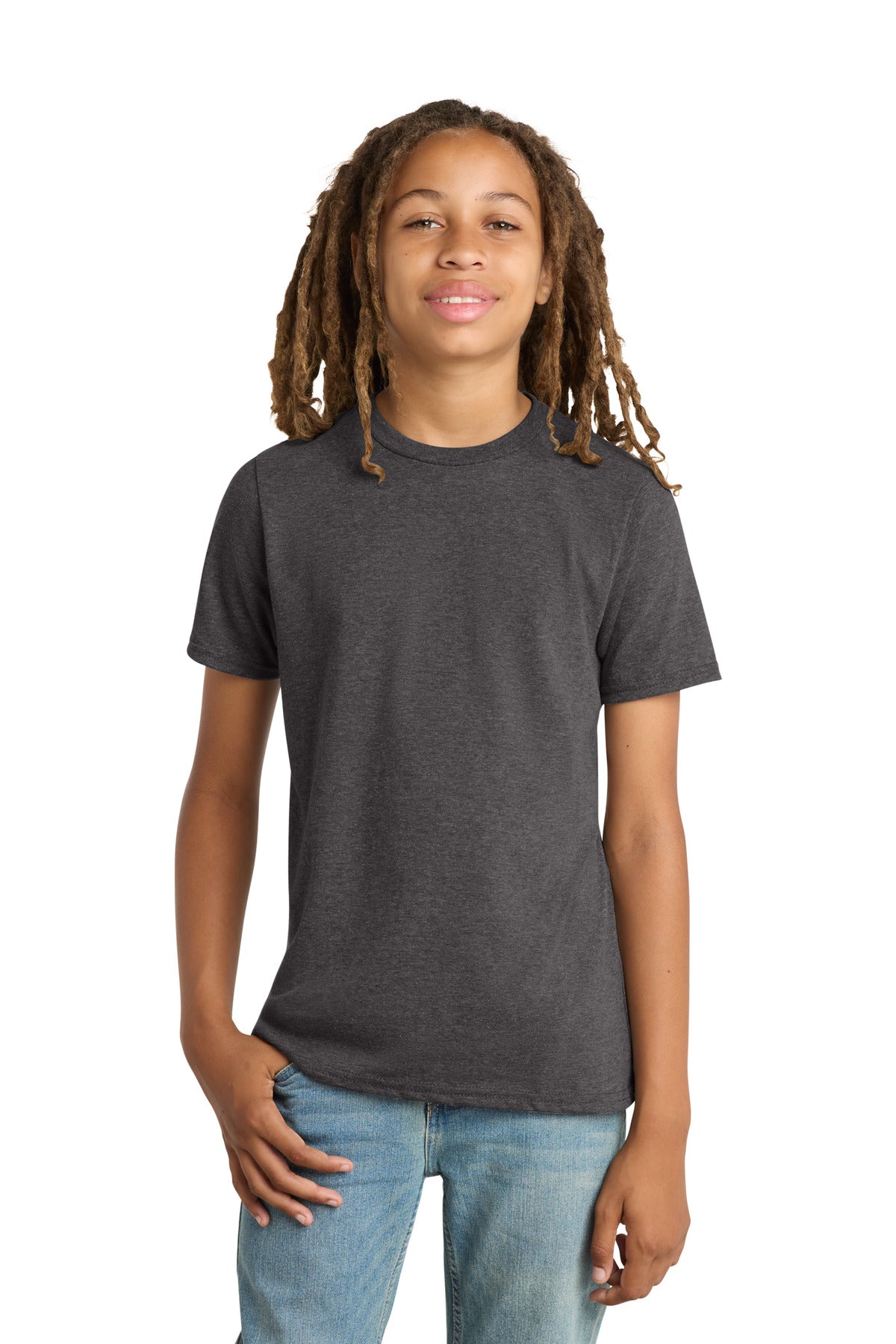 District Youth Very Important Tee - Heathered Charcoal