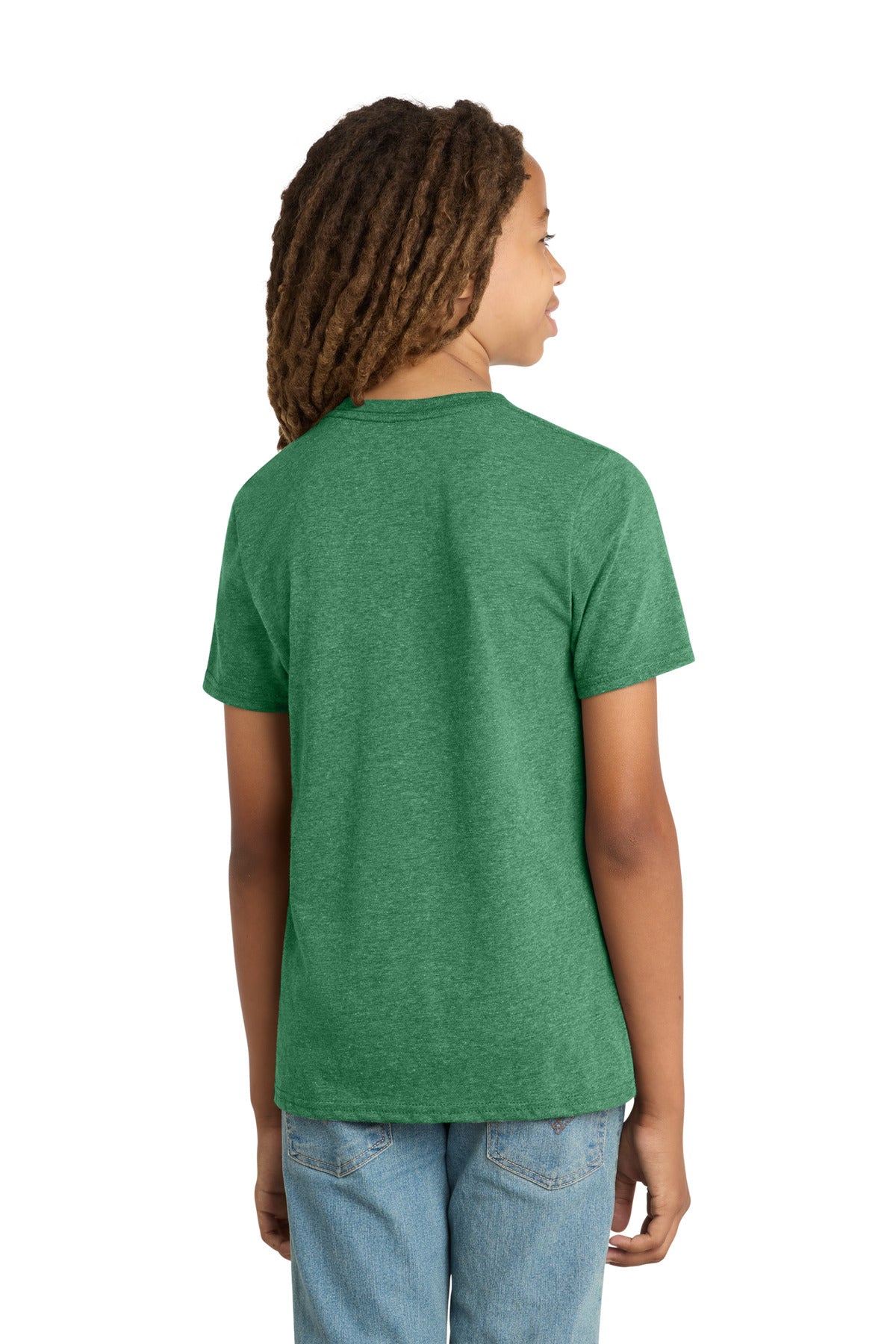 District Youth Very Important Tee - Heathered Kelly Green