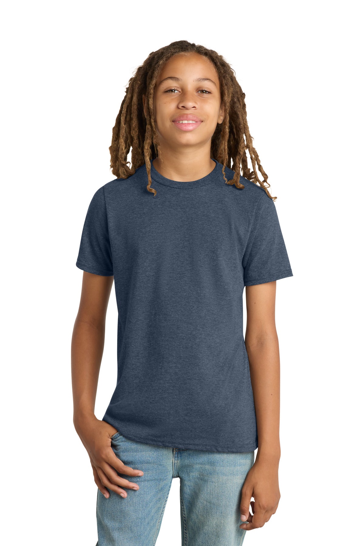 District Youth Very Important Tee - Heathered Navy