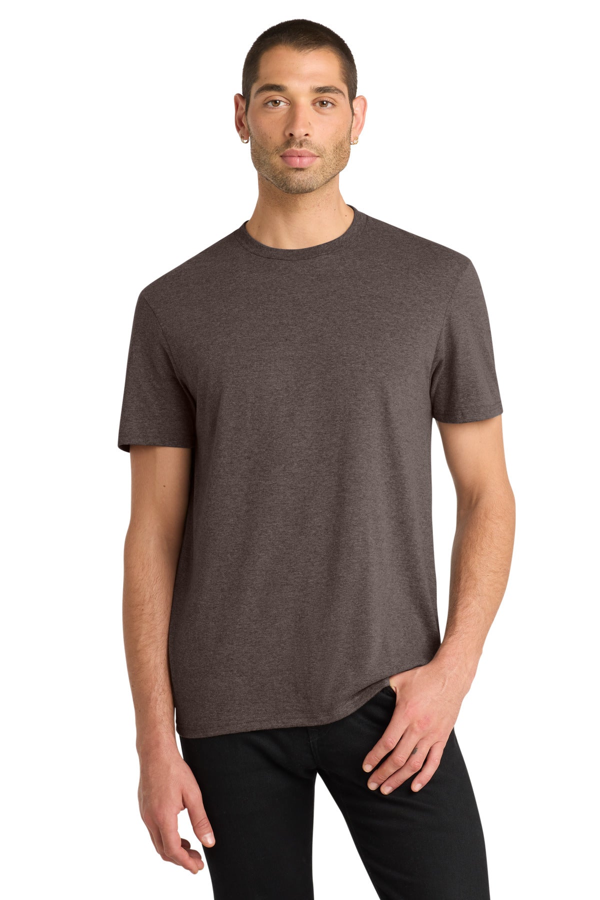 District Very Important Tee - Heathered Brown